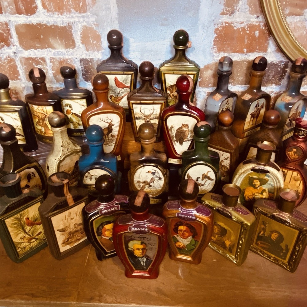 Set of 27 Jim Beam Beam's Choice 8 Year Old Kentucky Bourbon Whiskey Decanters